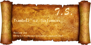 Tumbász Salamon névjegykártya